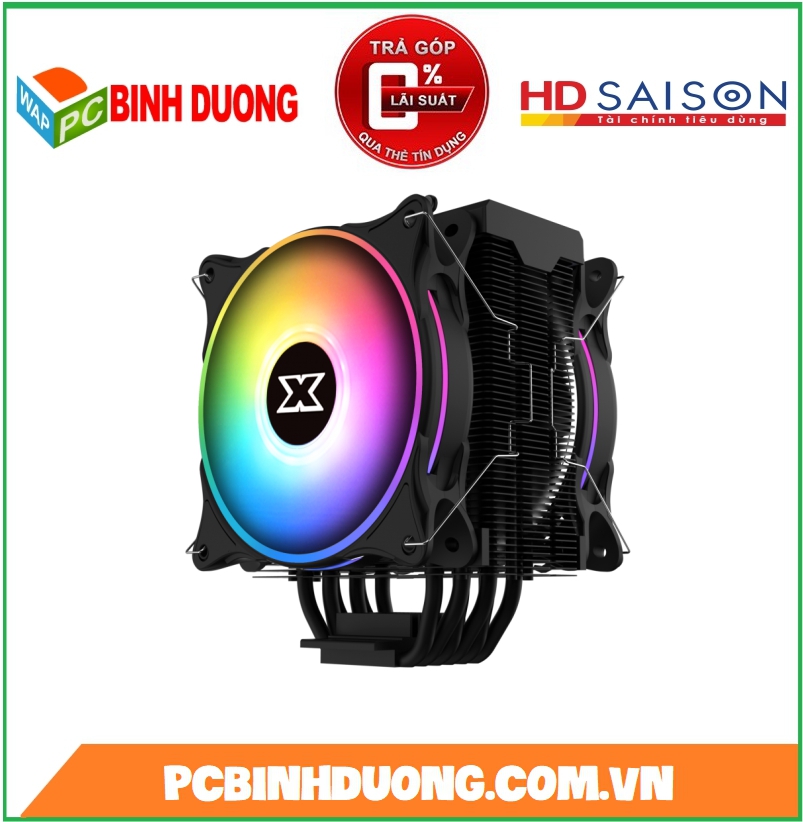 Tản nhiệt khí CPU XIGMATEK WINDPOWER PRO (EN44276) - TDP 200W, ARGB (2 FAN AT120, TOP COVER)