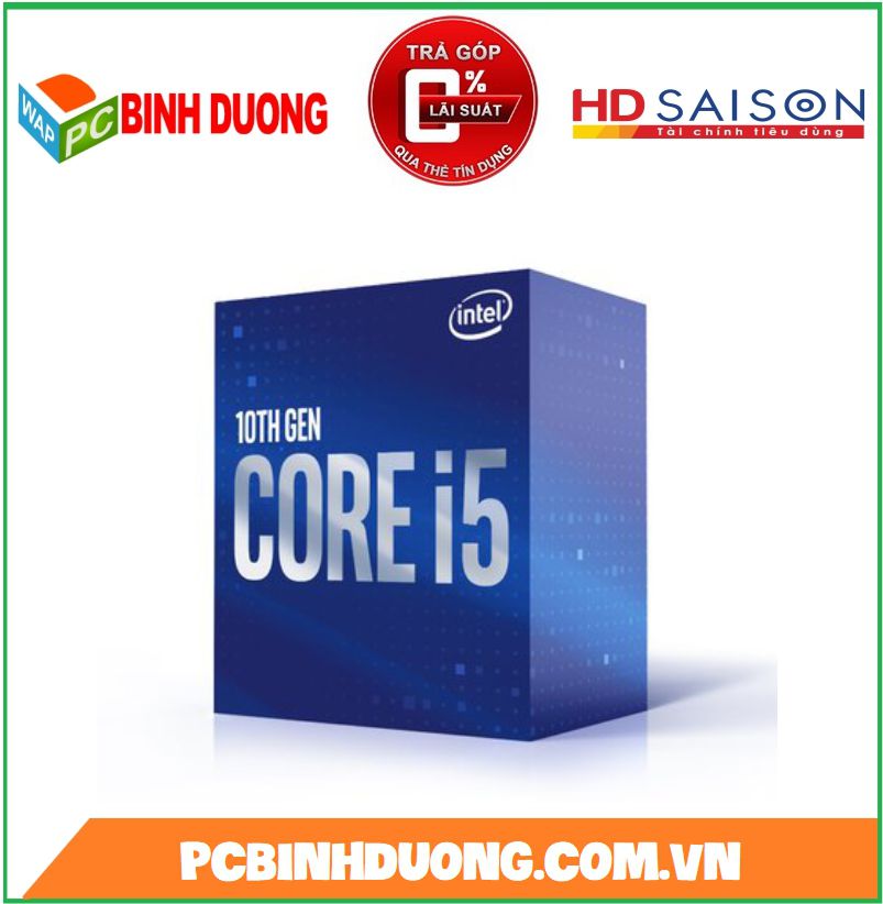 CPU INTEL Core i5-10400F 2.9GHz up to 4.3GHz 12MB (No GPU)