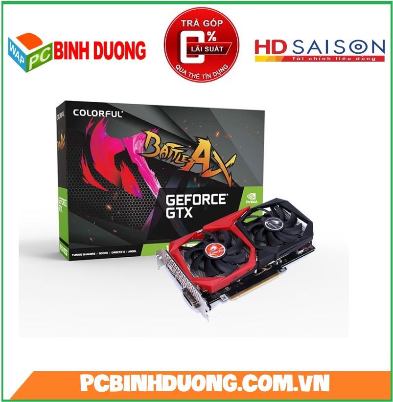 Card VGA Colorful GTX 1650 4Gb/DDR6/128Bit EX 4GD6-V 
