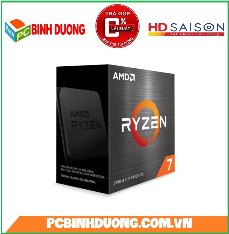 CPU AMD Ryzen 7-5800X ( 3.8Ghz Turbo 4.7Ghz/36Mb/8 Core/16 Threads/105w )