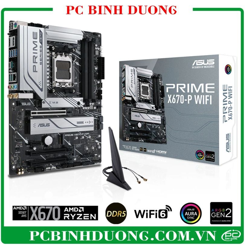 Mainboard Asus Prime X670-P-WiFi-CSM (AMD - SK AM5)