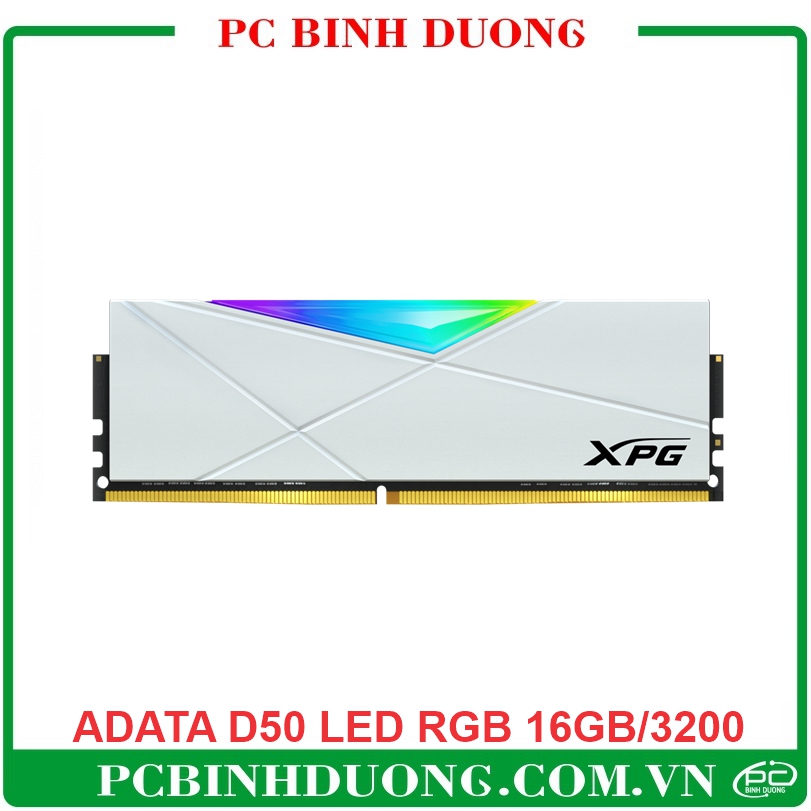 Ram Adata XPG Spectrix D50 Led RGB 16Gb/3200 (1X16) DDR4 White
