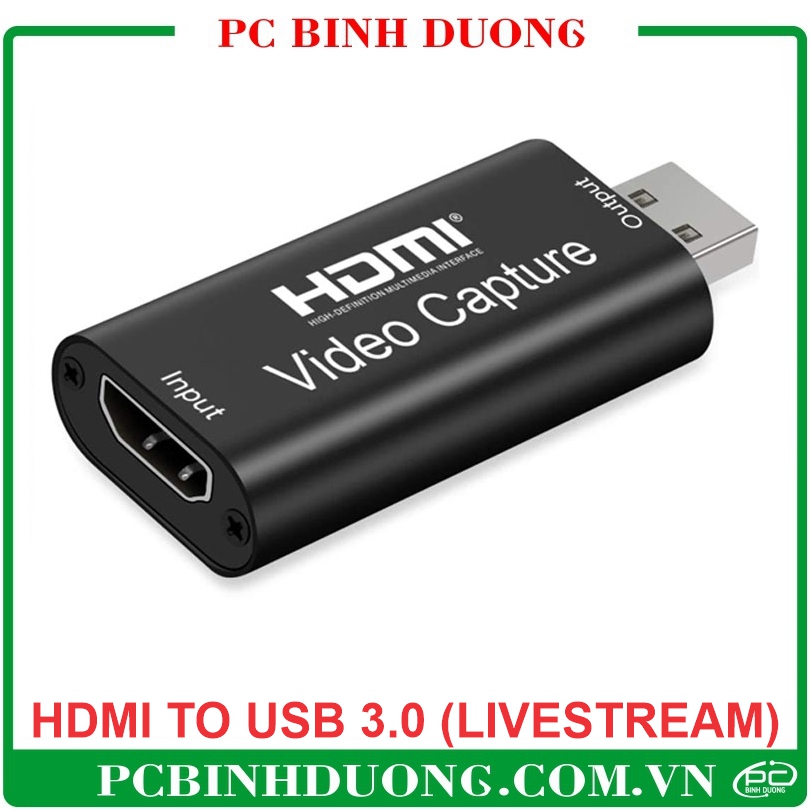 HDMI Video Capture USB 3.0 (HDMI To USB) LiveStream, Nội Soi, Ghi Hình Từ Máy Ảnh, Máy Quay