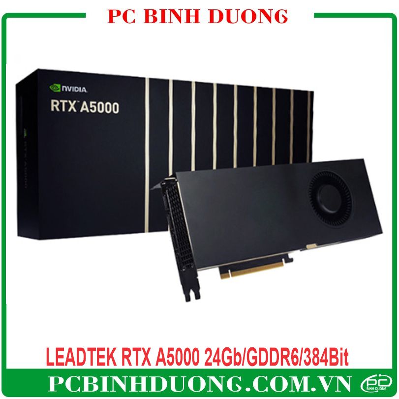 Card Màn Hình Leadtek Nvidia RTX A5000 24GB/GDDR6/384 Bit) - 1 Fan
