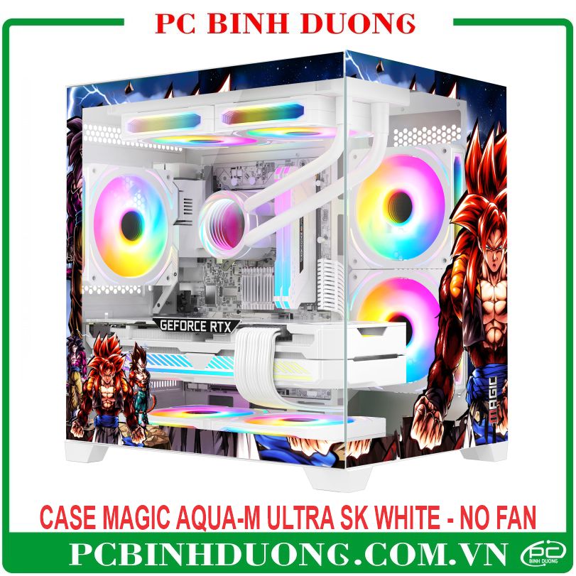 Case Case Magic AQUA-M ULTRA SK (M-ATX) Màu Trắng - No Fan