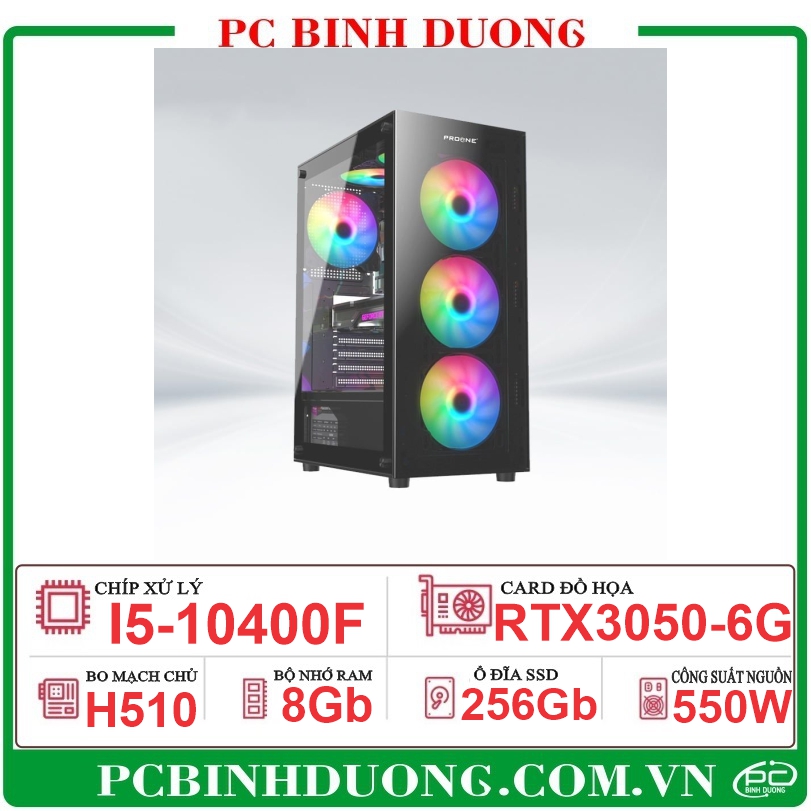 PC GM-604 (H510/I5-10400F/8GB/RTX3050-6G/256G)
