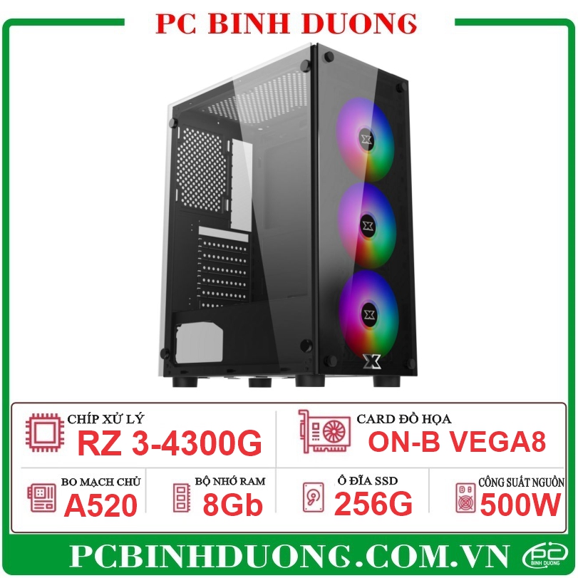 PC AMD-801 (A520/RZ3-4300G/8Gb/256Gb)