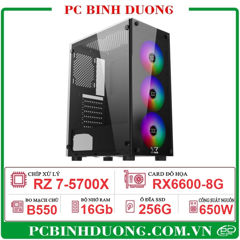 PC AMD-809 (B550/RZ7-5700X/16Gb/RX6600-8G/256Gb)