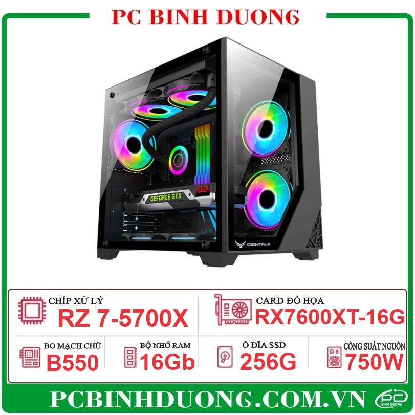 PC AMD-811 (B550/RZ7-5700X/16Gb/RX7600XT-16G/256Gb)